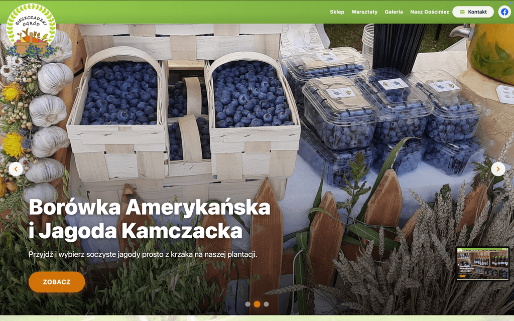 Ogród Bieszczadzki — screenshot